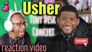 This was Everything Usher Tiny Desk Home Concert NPR REACTION video [upl. by Eiramnaej]