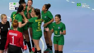 MUNDIAL SUB18 DE HANDEBOL FEMININO 2022  Brasil 31 x 18 Uruguai  Melhores Momentos [upl. by Letram]