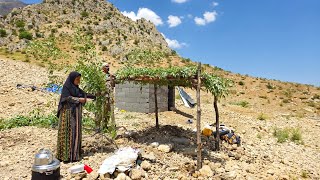 IRAN nomadic life  How do the nomads make canopies  Nomadic lifestyle of Iran [upl. by Niklaus]