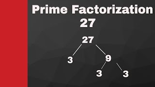 Prime factorization 26 and 27 [upl. by Ivers]