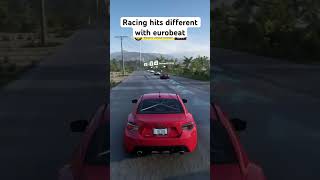 Racing hits different with Eurobeat forzahorizon5 forza mfghost 86 toyota toyota86 gt86 [upl. by Shreve]