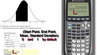 TI Tutorials  Normal CDF  Detailed instructions [upl. by Adlin]