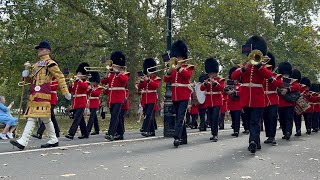 The Band of The Grenadier Guards  Accession Day Gun Salute Hyde Park 2023 [upl. by Lecirg]