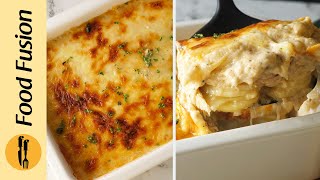 Au Gratin Potatoes Recipe By Food Fusion [upl. by Giannini]