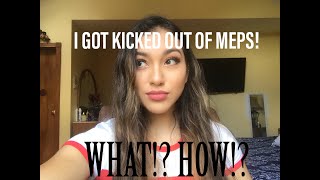 I GOT KICKED OUT OF MEPS  My MEPS Experience FIRST DAY [upl. by Nylrebmik]