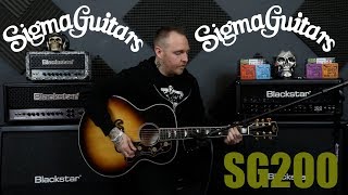 Sigma SG200 Acoustic Guitar Review  Stunning In Every way [upl. by Granger]