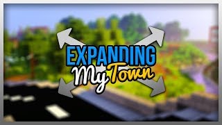 ✔️ Expanding My Town  Episode 1 Minecraft Building Series [upl. by Dumm733]