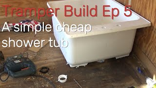 Tramper Build Ep 5 An easy way to but a shower in a camper [upl. by Asinla]