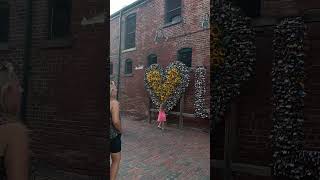 DISTILLERY DISTRICT LOVE LOCKs 🔑 ♥️ [upl. by Neeli767]