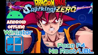 Dragon Ball Sparking ZEROAndroid Gameplay Winlator Glibc Amod 713  Poco F4 No RootUBL [upl. by Yelrebma352]