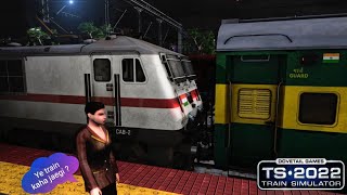 MUMBAI GARIBRATH EXPRESS NIGHT JOURNEY  WCR Train Simulator 2022 [upl. by Eronel612]