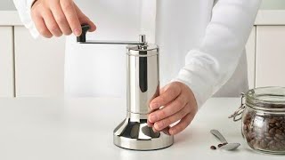 Ikea coffee grinder Metallisk review [upl. by Stockwell412]