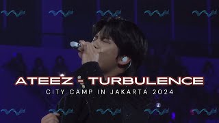 FANCAM TURBULENCE  ATEEZ CITY CAMP 2024 in JAKARTA  05102024 [upl. by Hnahym]