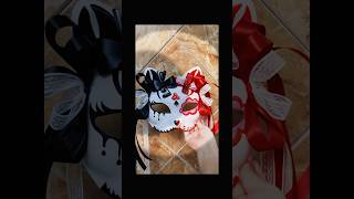 The Mask  Black and Red Collide cosplay mask handwork shorts art diy anime [upl. by Savvas]