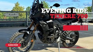 Tenere 700 World Raid  Evening Ride [upl. by Adnala]