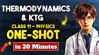 KTG amp THERMODYNAMICS ONE SHOT Quick Revision  Class 11 Physics ONE SHOT NEET 2025 [upl. by Oiramal]