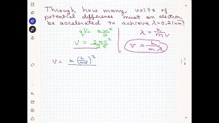 If an electron passes through an electrical potential difference of 1 V it has an energy of 1 elec… [upl. by Towroy]