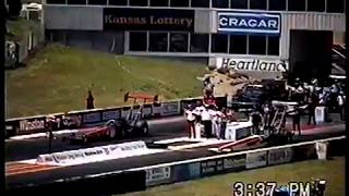 1993 NHRA Western Auto Nationals Doug Herbert Crash [upl. by Ferrel]