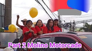 PART 2 MOLINO MOTORCADE PARADE IGALA KO KAYO SA BACOOR [upl. by Asilla690]