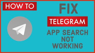 How to Fix Telegram App Search Not Working Telegram Search Not Working Issue Solved 2022 [upl. by Savannah690]