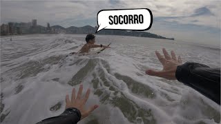 DIA DE SURF NO CENTRIN  Surf POV [upl. by Krystin]