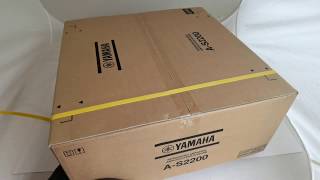 Yamaha AS2200 integrated amplifier unboxing and deep unboxing [upl. by Svensen974]