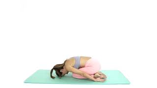 Childs Pose  Balasana  Yoga Pose [upl. by Ahsilav301]