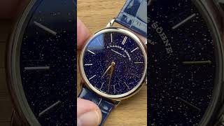 A Lange amp Söhne Saxonia Thin Copper Blue 205086 1Minute Watch Review [upl. by Shulins]