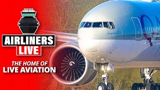 ✈️ Manchester Airport  🔴 LIVE [upl. by Aleedis]