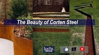 The Beauty of Corten Steel  Inspiring Ideas Of Using Corten Steel In Your Garden And Park [upl. by Haram]