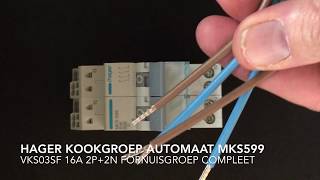 Hager Fornuisgroep MKS599  kookgroep automaat  VKS03SF [upl. by Falconer702]