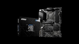 MSI Z490A PRO Motherboard Unboxing and Overview [upl. by Ttam]