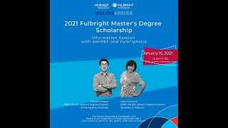 January 15 2021  Fulbright Masters Degree Scholarship online information session [upl. by Marielle]