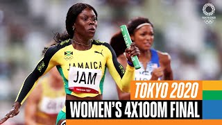 Womens 4x100m Final 🏃‍♀️  Tokyo Replays [upl. by Tait]