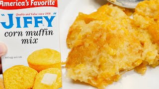 How To Make Paula Deens Corn Casserole with Jiffy mix [upl. by Phiona313]