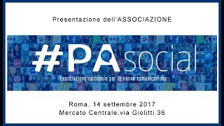 Presentazione Associazione PAsocial [upl. by Erlinna172]