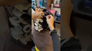 Hot rollers  how to use hair rollers  hot roller कैसे use karien rollerhair curlyhair openhair [upl. by Narmi]