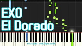 EXO El Dorado Piano Tutorial [upl. by Onder]