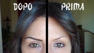 EYEBROWS  SOPRACCIGLIA PERFETTE 3  Tutorial MATITA Video HD [upl. by Yorled777]