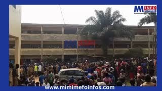 A stampede causes multiple casualties in a high school in Yaoundé [upl. by Melodee]