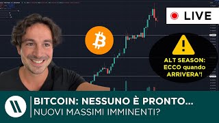 BITCOIN CRYPTO NUOVI MASSIMI IMMINENTI  NESSUNO è PRONTO a quello che POTREBBE SUCCEDERE [upl. by Asetal]