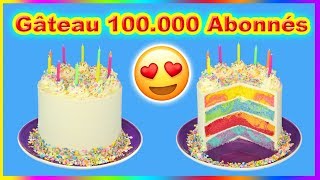 GATEAU POUR MES 100000 ABONNÉS [upl. by Spiers]