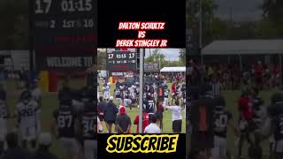 Derek Stingley Jr gets into SCUFFLE with Dalton Schultz at Texans Camp texans houstontexans [upl. by Noiraa]