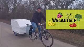 Fahrradwohnwagen unter 150€ bike caravan selber bauen [upl. by Ashely]