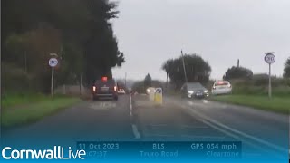 Shocking video shows dangerous driver crashing after 100mph police chase [upl. by Etta]