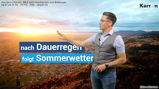 Endlich mal ein bisschen Sommer  Wetterring Regionalwetter 05072024 [upl. by Ano]