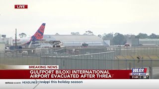 Bill Snyder gives update on evacuation at GulfportBiloxi International Airport [upl. by Ilam]