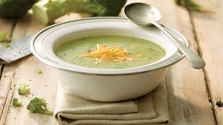 Classic Broccoli Cheddar Soup  2012 Milk Calendar Recipe [upl. by Eilitan]