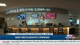 Gulfport Biloxi International Airport opens new restaurants [upl. by Okin]