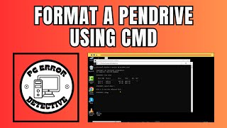 How to Format a Pendrive Using CMD [upl. by Ahsikym708]